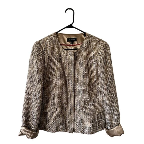 Talbots Size 12 Tweed Blazer - Picture 1 of 6